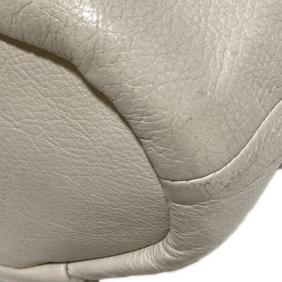 Auth COACH Madison Leather Juliette 21222 Cream Leather - Handbag - Picture 13 of 13